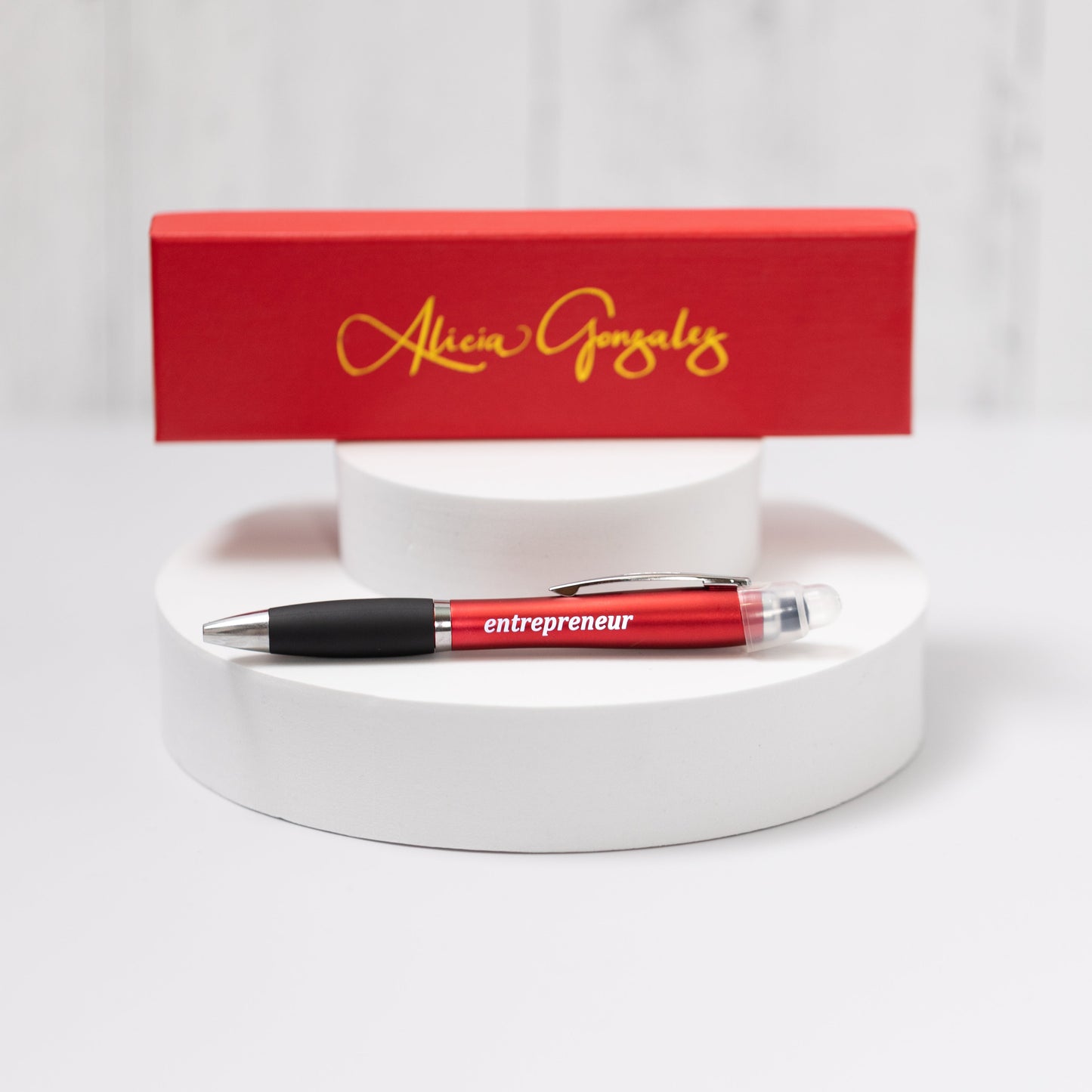 Light Up Pen with ENTREPRENEUR Logo