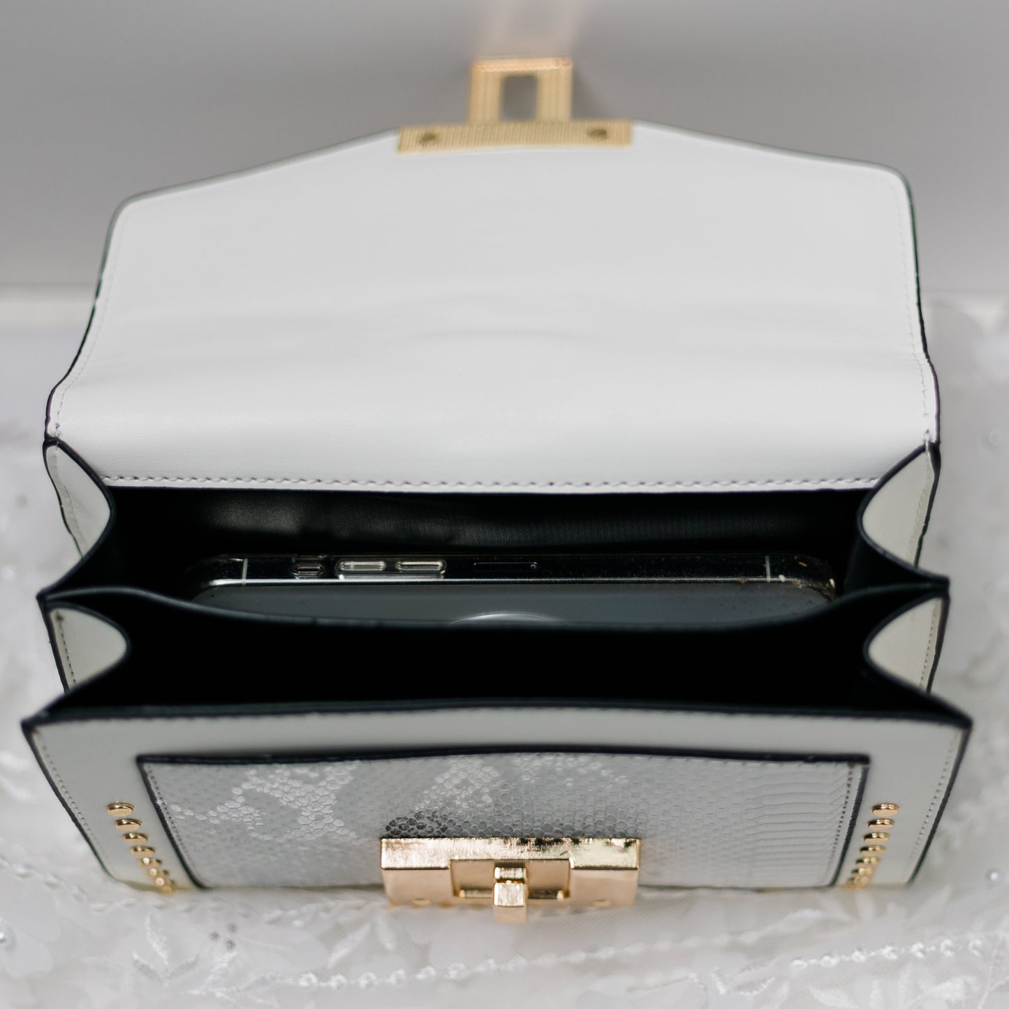 Small Purse | Vegan Snakeskin Leather Crossbody Bag