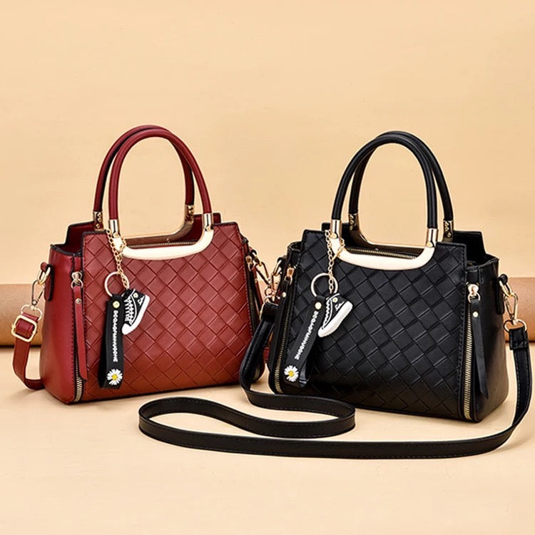 Small Vegan Leather Shoulder Bag | Chic & Subtle