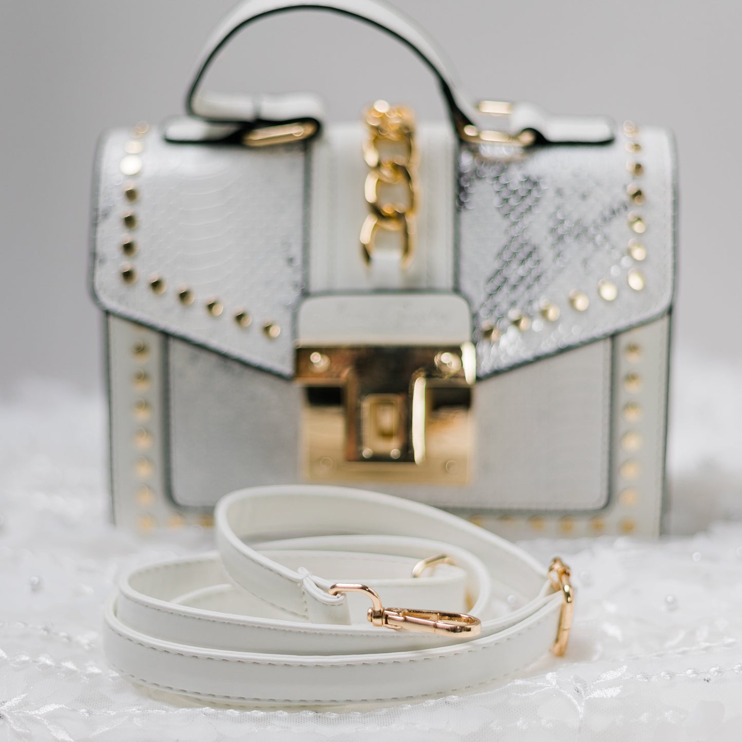 Small Purse | Vegan Snakeskin Leather Crossbody Bag