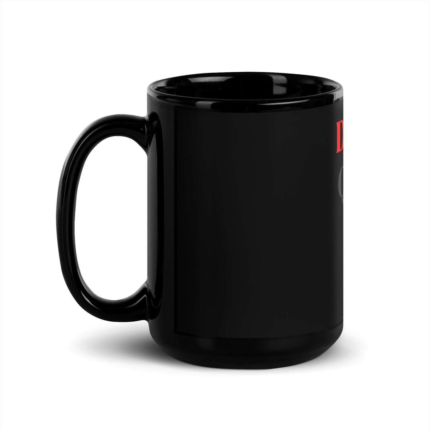 Don't Quit Yourself Black Glossy Coffee Mug