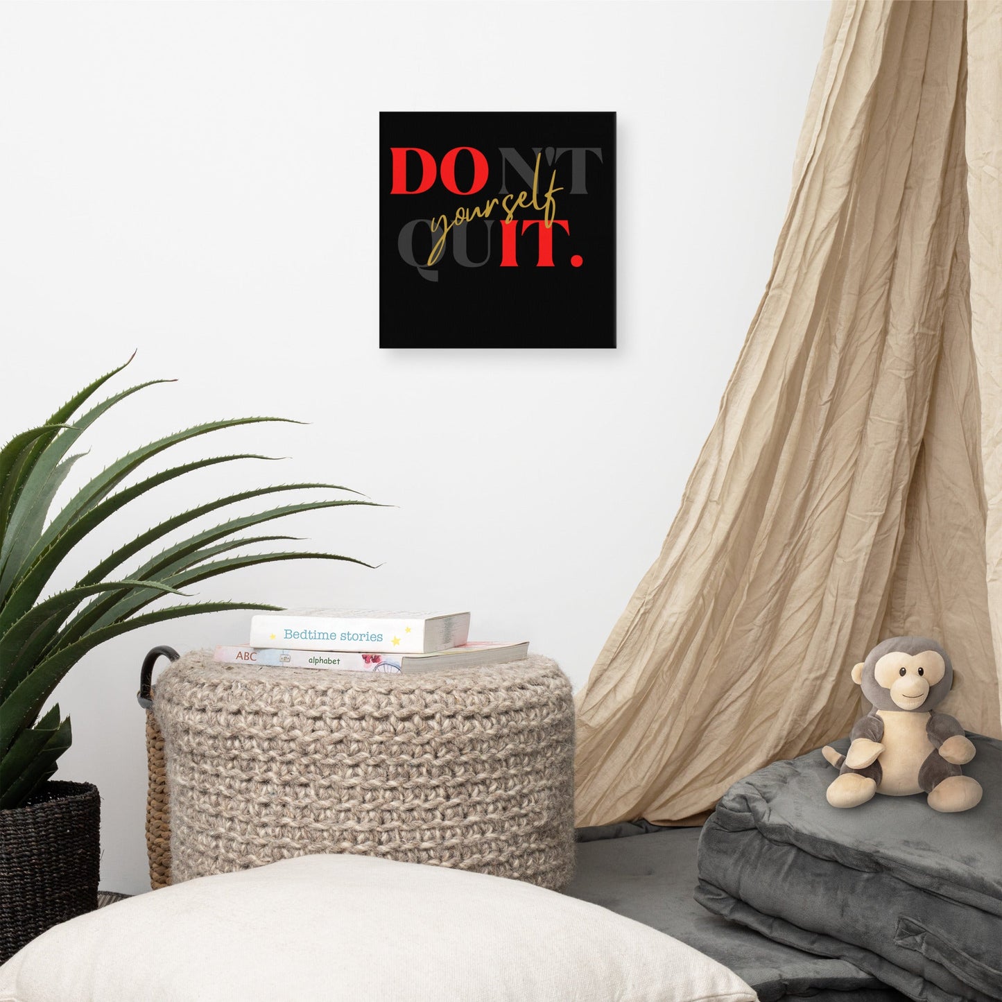 Don't Quit Yourself Wall Canvas
