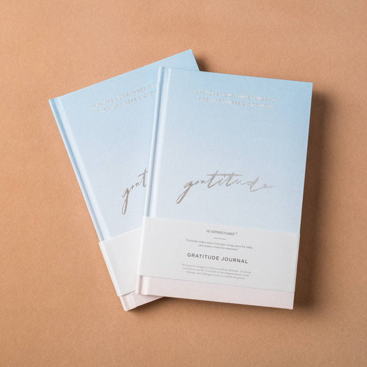 Gratitude Journal (Blue/White)