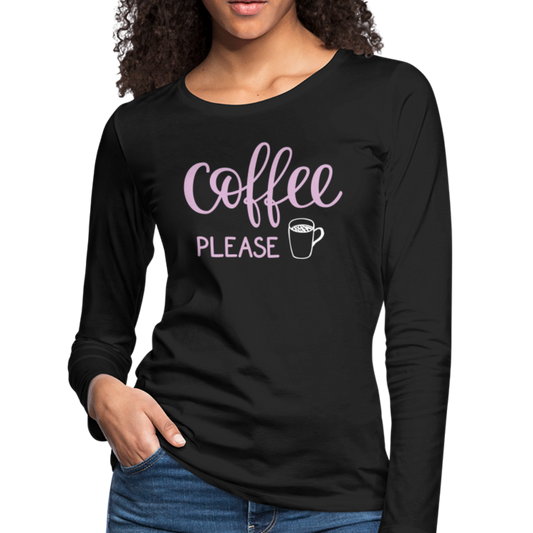 Women's Premium Long Sleeve T-Shirt - black